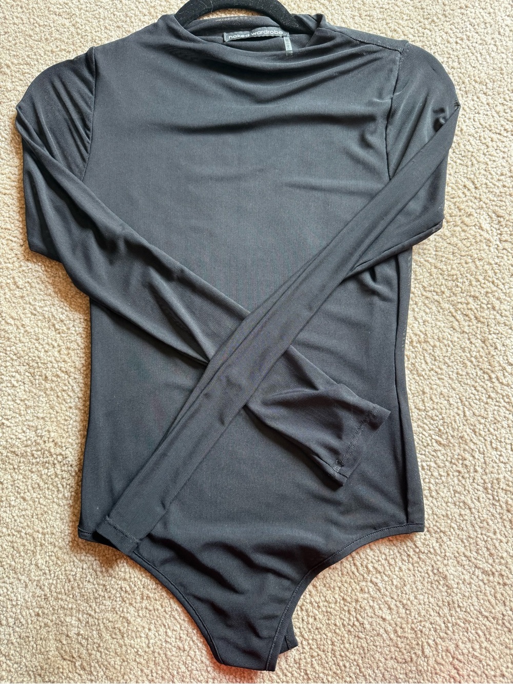 Naked Wardrobe Sheer Bodysuit